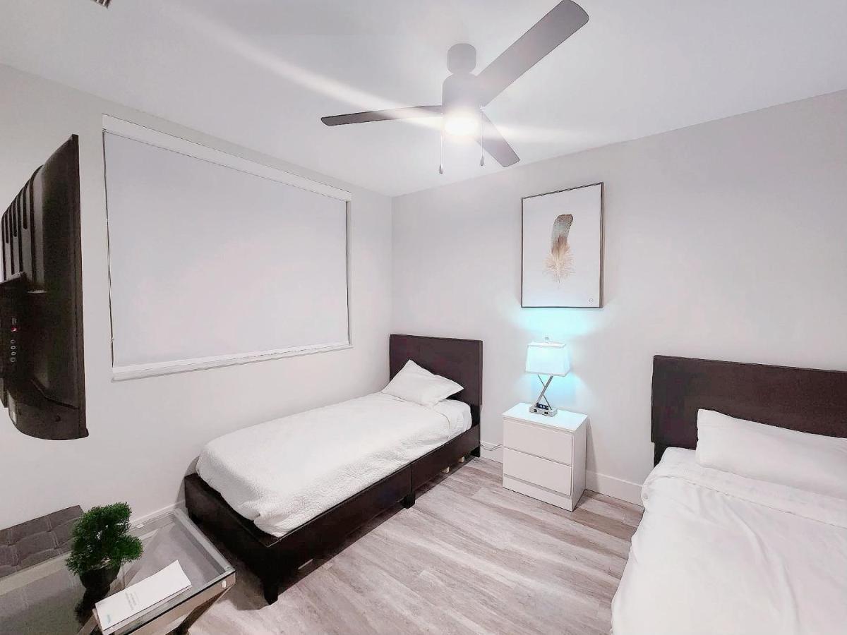 Lux Property Great For 1 To 8 Guests-Family Trip ,5Beds 2Rooms Staycation With Gym And Ev, Proximity To Downtown And Beaches 웨스트 팜 비치 외부 사진